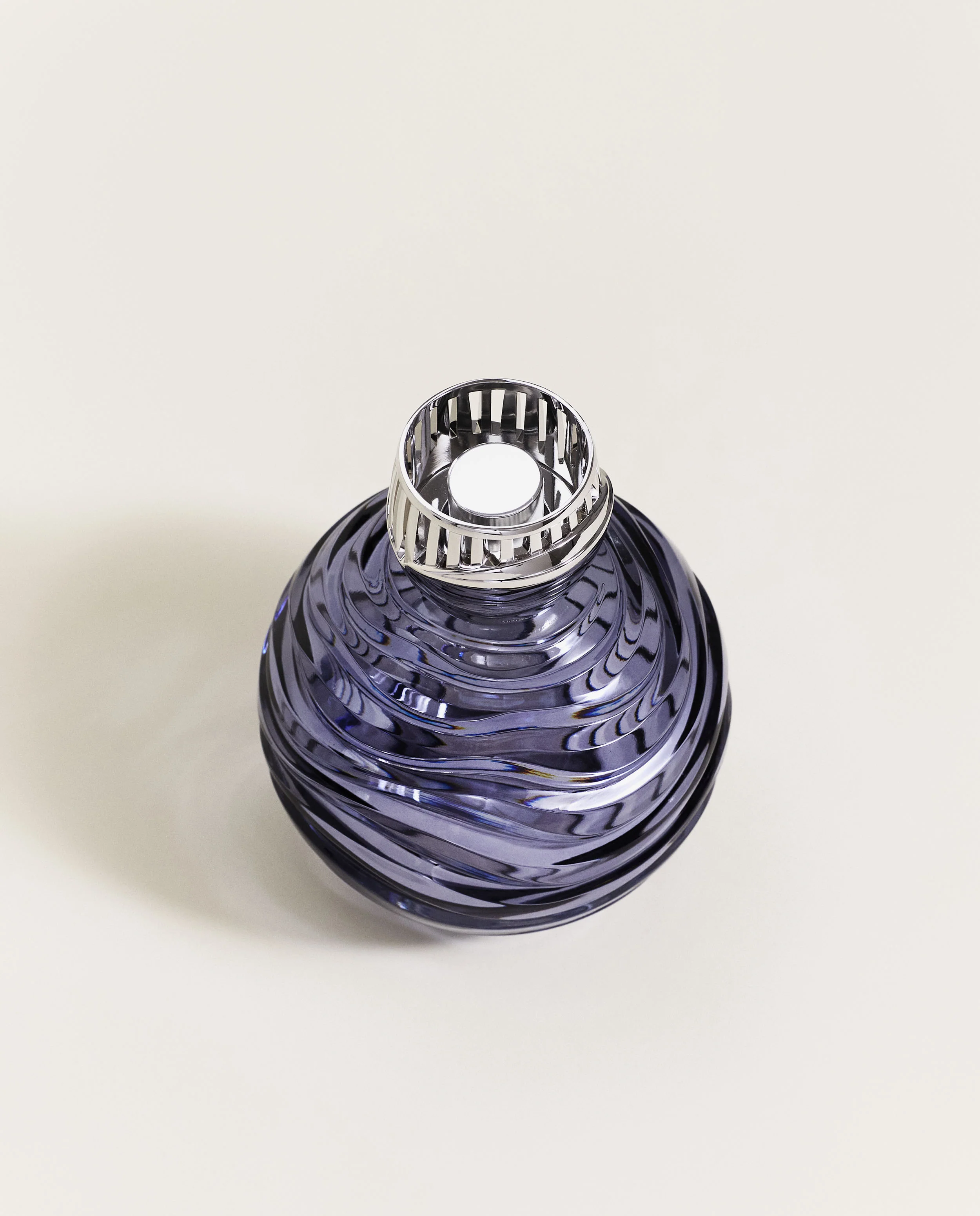 Edition d'Art Lampe Berger Crystal Globe Grise - Image 3